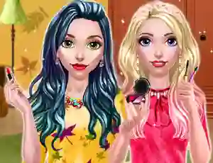 Mchezo BFF Autumn Makeup online