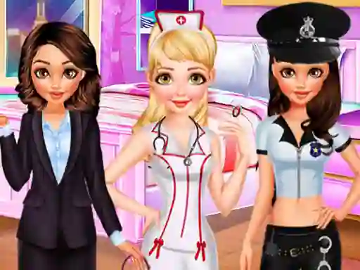 Mchezo BFF Princess Career Photoshoot online