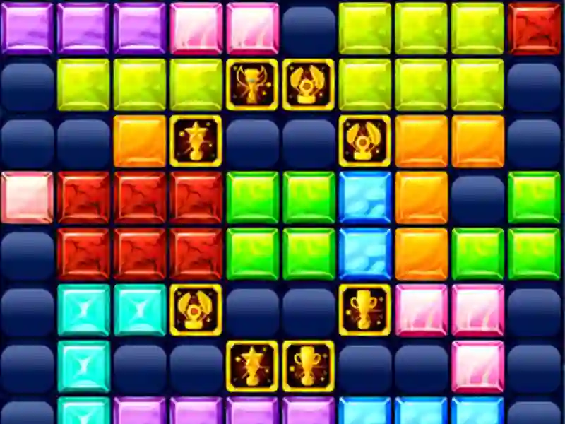 Mchezo 1010 Golden Trophies online
