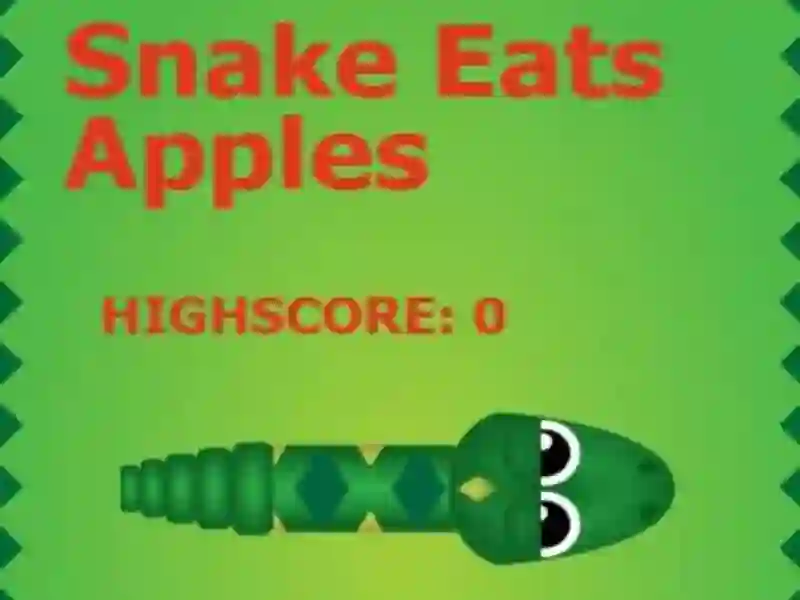 Mchezo Snake Eats Apples online