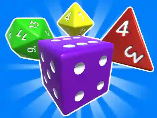 Mchezo Idle Dice 3D: Incremental Game online