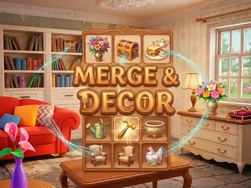 Mchezo Merge & Decor online