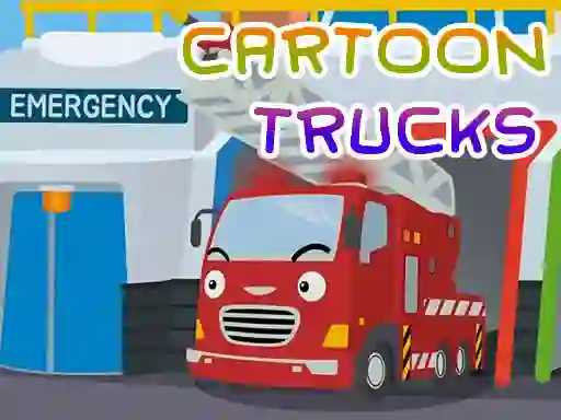 Mchezo Cartoon Trucks Jigsaw online