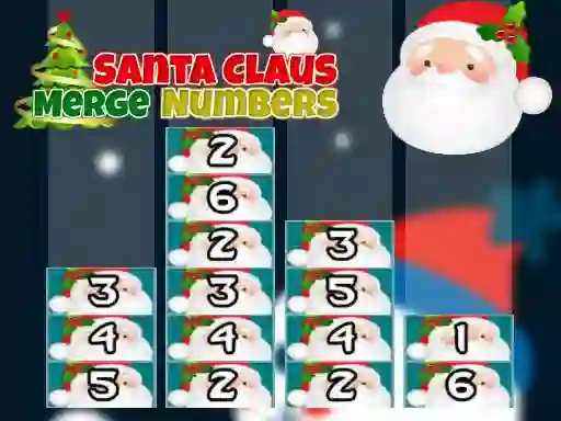 Mchezo Santa Claus Merge Numbers online
