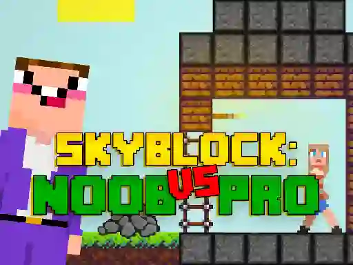 Mchezo Noob vs Pro Skyblock online