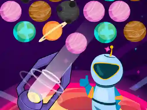 Mchezo Bubble Planets online