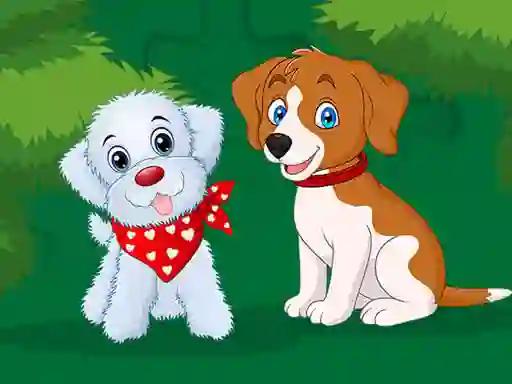Mchezo Cute Puppies Jigsaw online