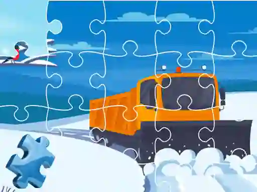 Mchezo Winter Trucks Jigsaw online