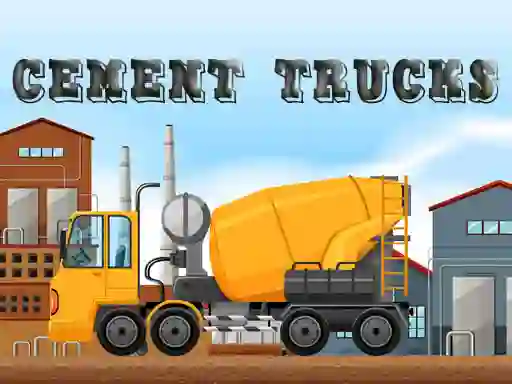 Mchezo Cement Trucks Hidden Objects online