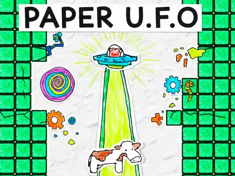 Mchezo Paper U.F.O. online