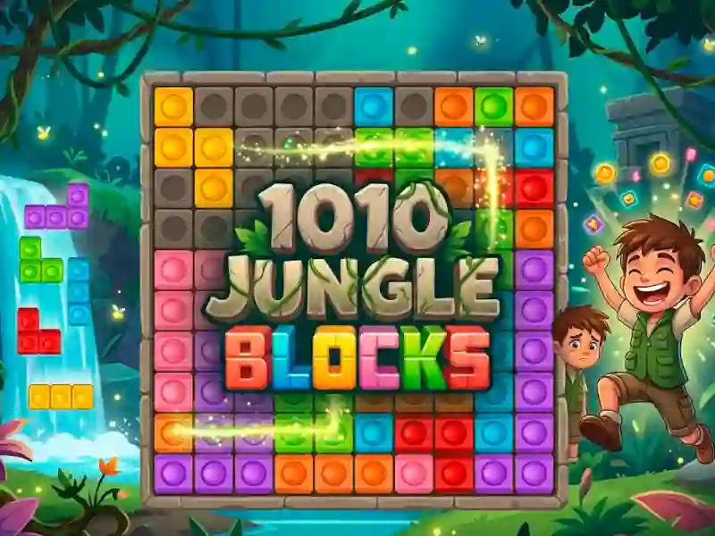Mchezo 1010 Jungle Blocks online