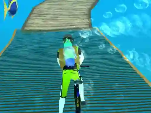 Mchezo Under Water Cycling online