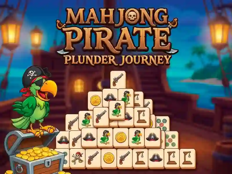 Mchezo Mahjong Pirate Plunder Journey online