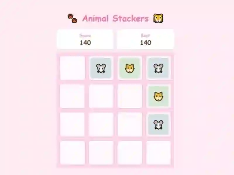 Mchezo Animal Stackers online