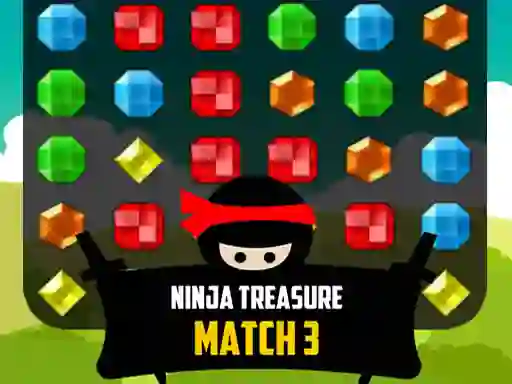 Mchezo Ninja Treasure Match 3 online