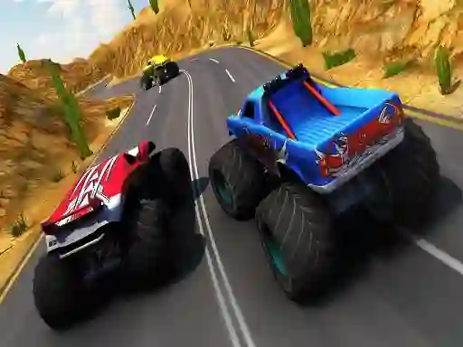 Mchezo Xtreme Monster Truck & Offroad Fun online