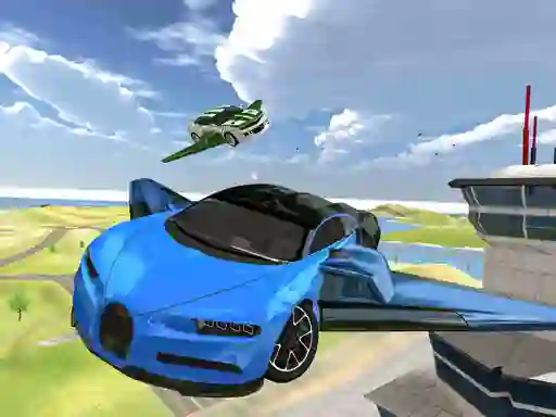 Mchezo Ultimate Flying Car 3d online