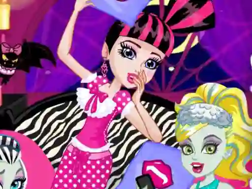 Mchezo Monster Slumber Party Funny Faces online