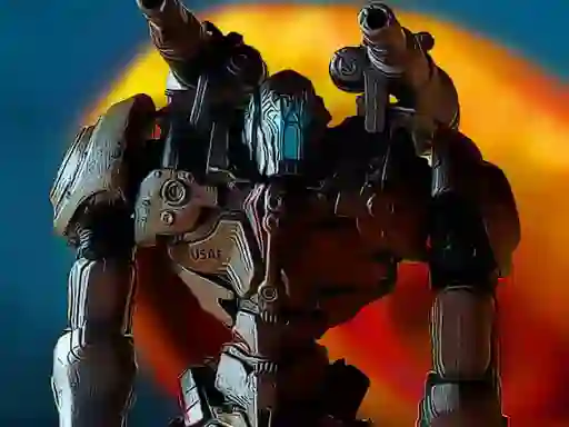 Mchezo Metal Robot Puzzle online