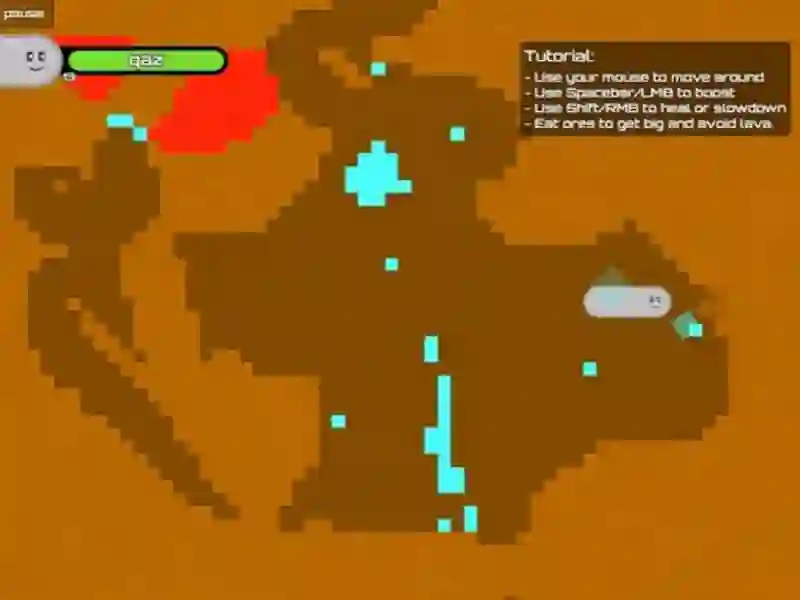 Mchezo Digworm.io online