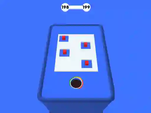 Mchezo Hole 3d Color Block Game online