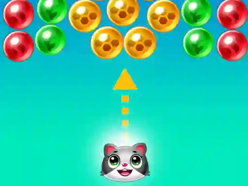 Mchezo Save the cats Bubble shooter online