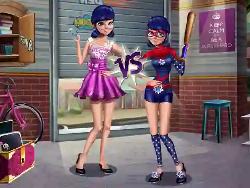 Mchezo Princess vs Superhero online