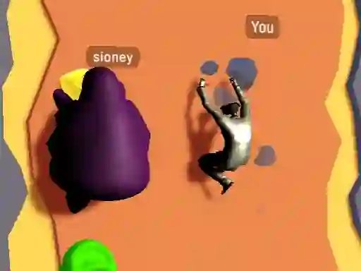 Mchezo Skibidi vs Grimace Climber Race online