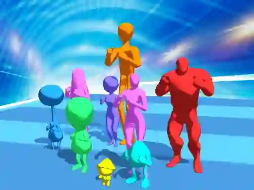 Mchezo Stickman Crowd Fight online