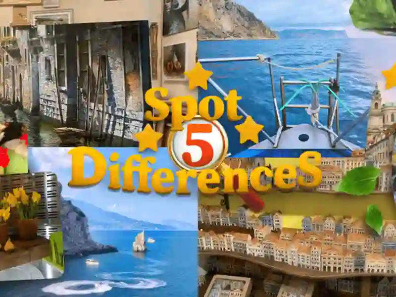 Mchezo Spot 5 Differences Camping online