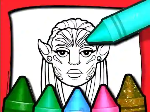 Mchezo Avatar Coloring Book online