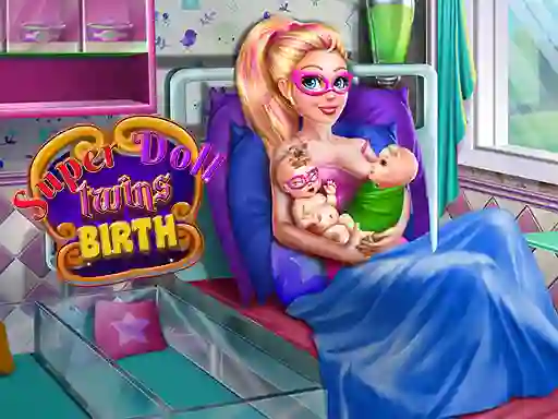 Mchezo Super Doll Twins Birth online
