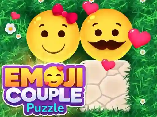 Mchezo Emoji Couple Puzzle online