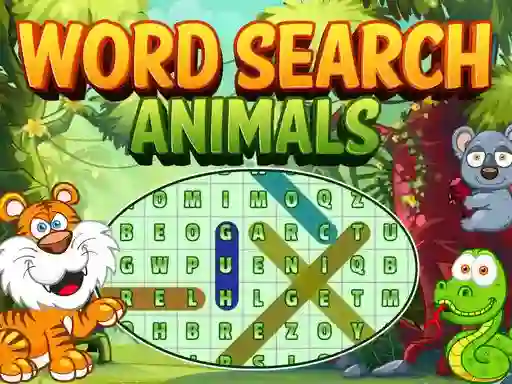Mchezo Word Search Animals online