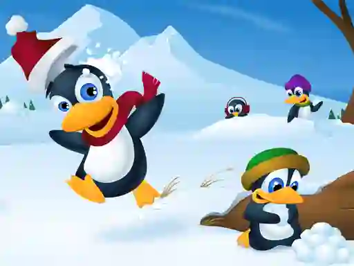 Mchezo Cute Penguin Slide online