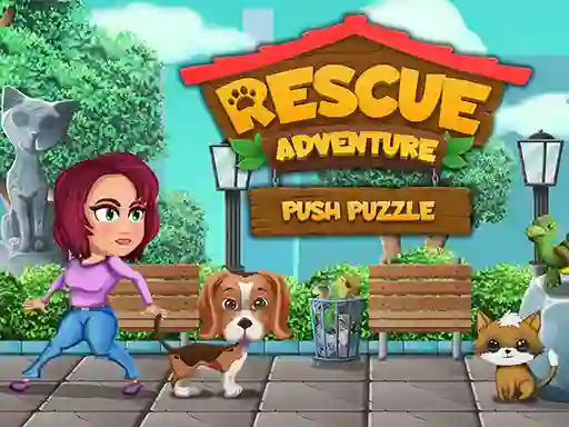 Mchezo Rescue Adventure Push Puzzle online