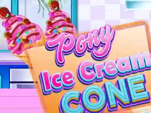 Mchezo Pony Ice Cream Cone online
