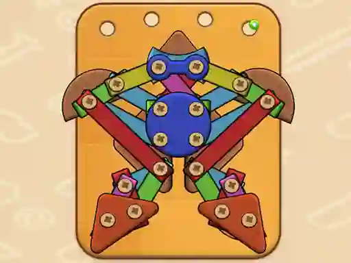 Mchezo Wood & Screw Puzzle online