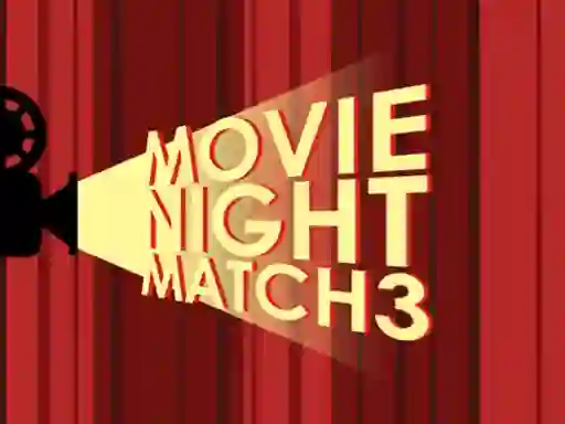 Mchezo Movie Night Match 3 online