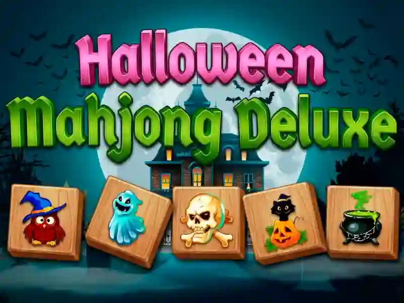 Mchezo Halloween Mahjong Deluxe online