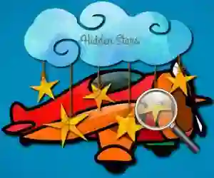 Mchezo Airplains Hidden Stars online