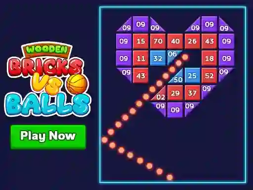 Mchezo Wooden Bricks Vs Balls online