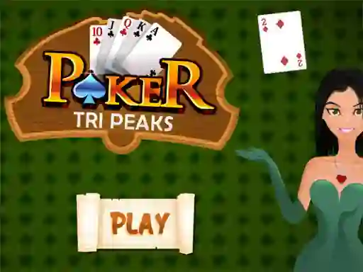 Mchezo Poker Tri Peaks online
