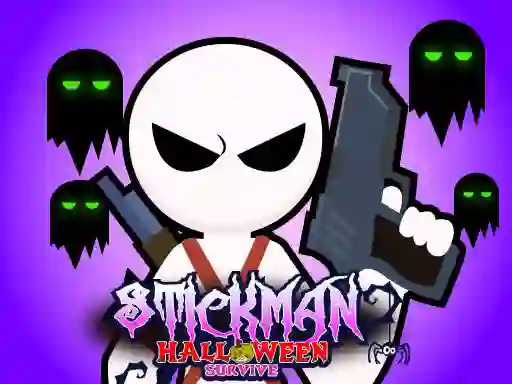 Mchezo Stickman Halloween Survive online