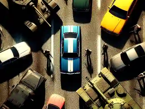 Mchezo GTA Car Rush online