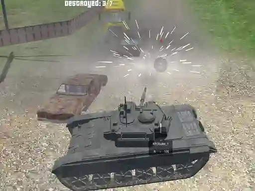 Mchezo Tank Shooting Simulator online