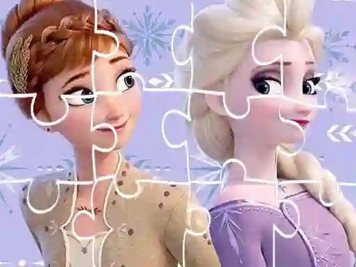 Mchezo Frozen Sister Jigsaw online