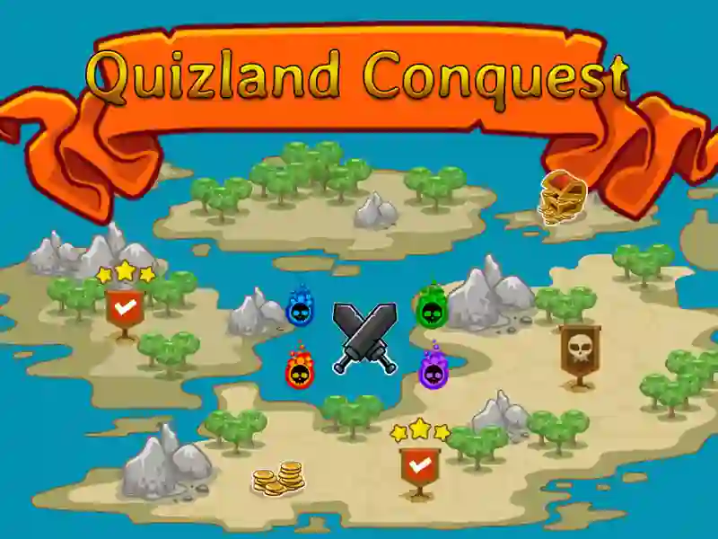 Mchezo Quizland Conquest online