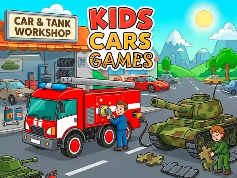 Mchezo Kids Cars Games online