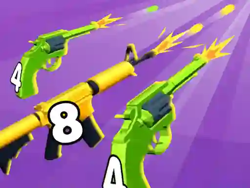 Mchezo Merge 2048 Gun Rush online
